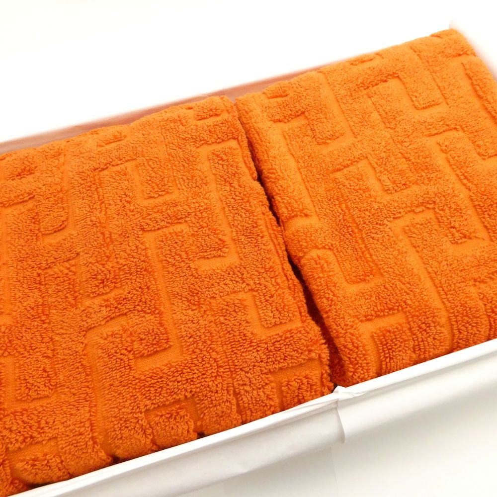 未使用 HERMES エルメス ステアーズ ゲスト フェイスタオル 2点