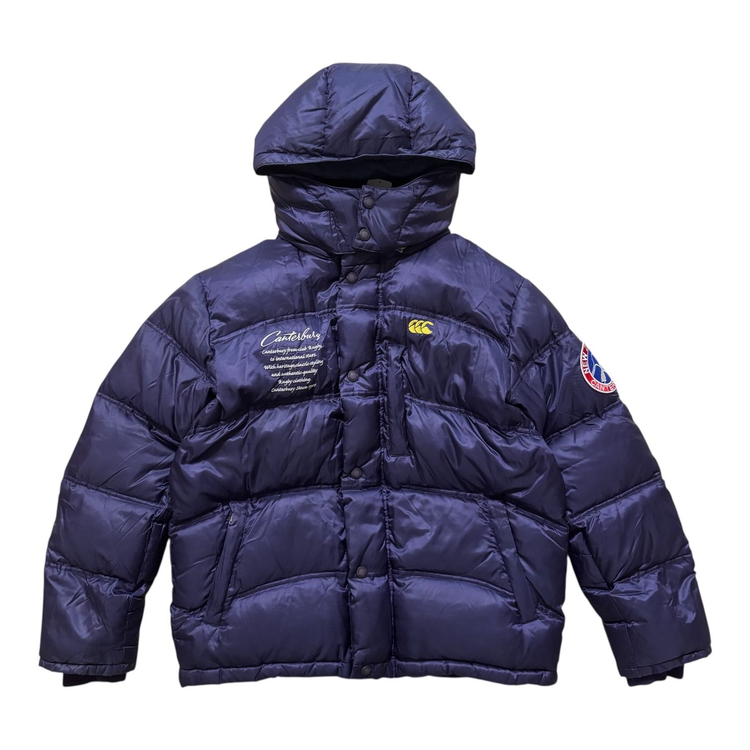 Canterbury フード付きダウンジャケット Canterbury カンタベリー ダウンジャケット フード付き パープル