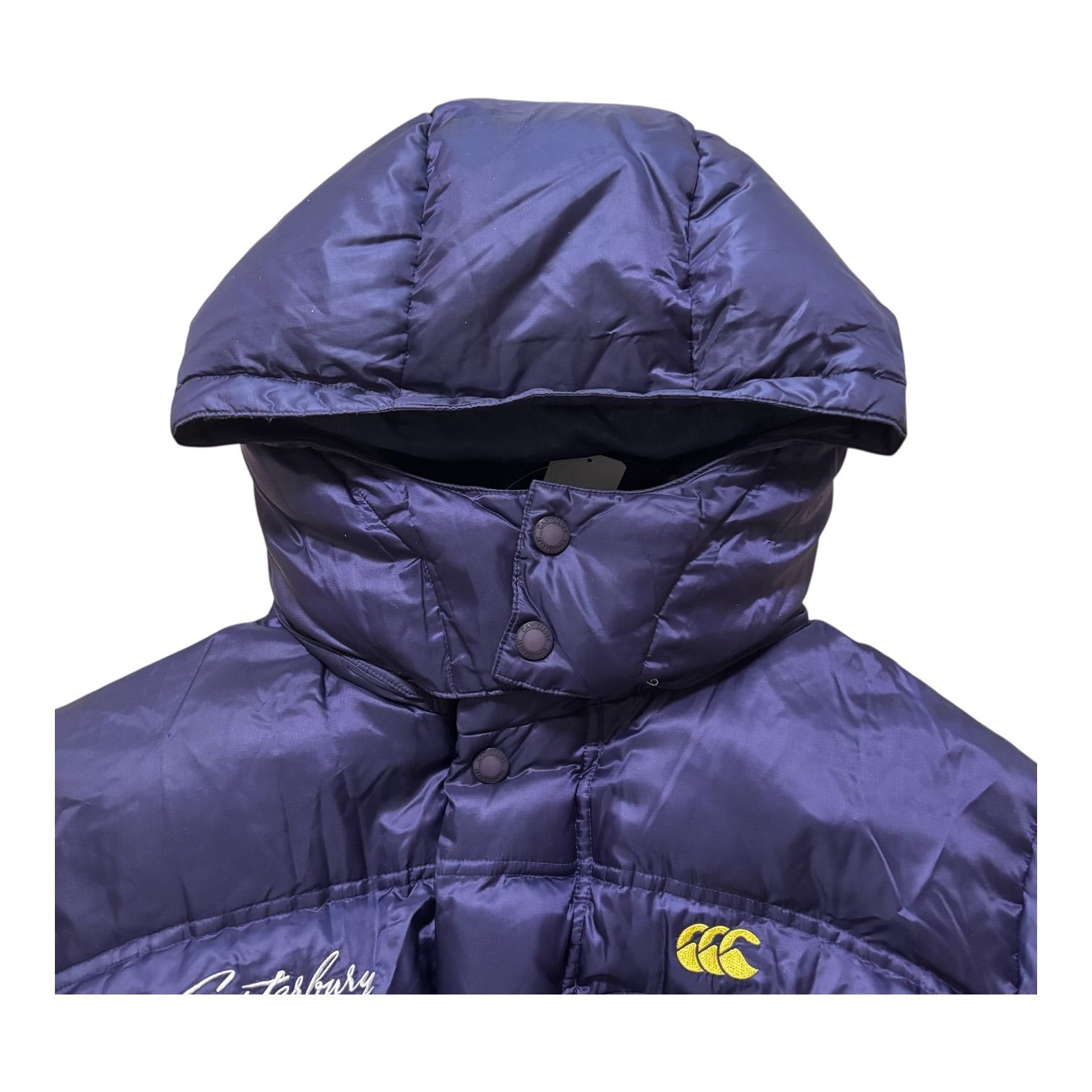 Canterbury カンタベリー ダウンジャケット フード付き パープル