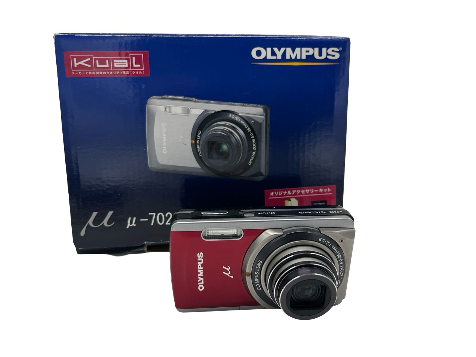 【動作良好】OLYMPUS μ-7020 コンデジ ミュー u-7020 箱付 動作品 OLYMPUS μ-7020 コンパクトデジカメ 箱 取説付き コンデジ