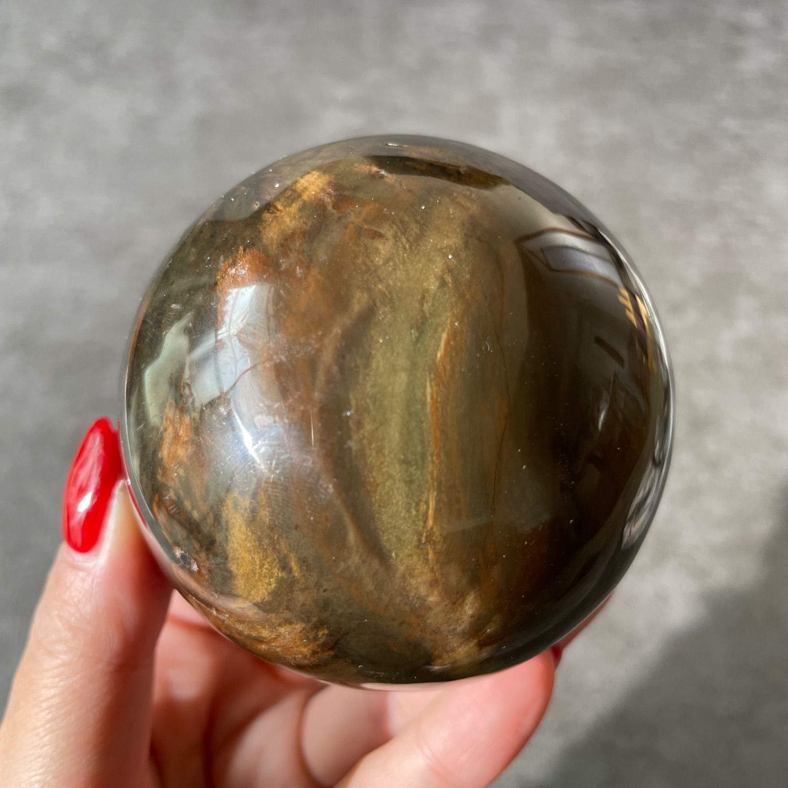 ジンバブエ産♦︎Petrified Wood ペトリファイドウッド|Sphere