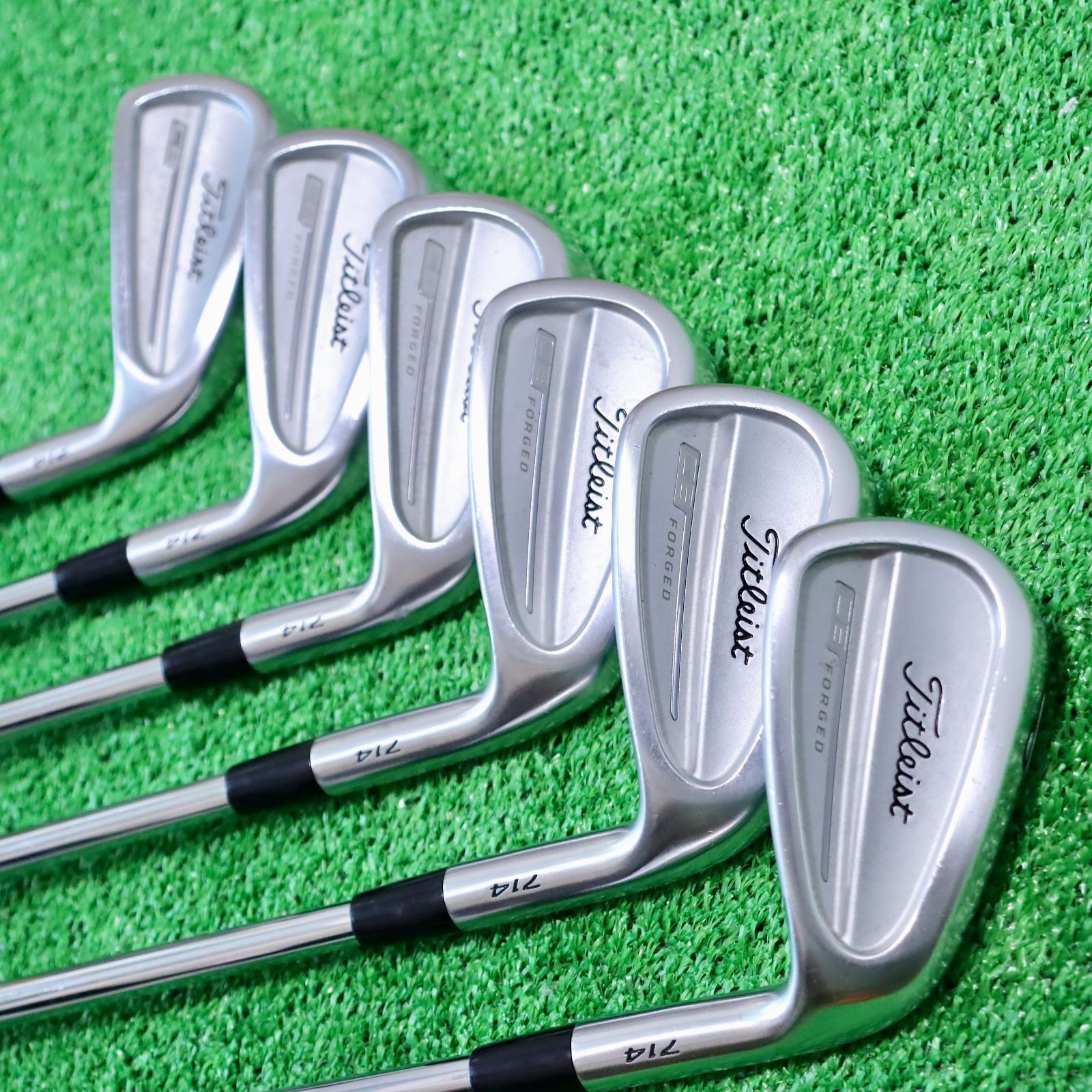 タイトリスト CB714 FORGED アイアン 5〜PWセット 6本セット Dynamic