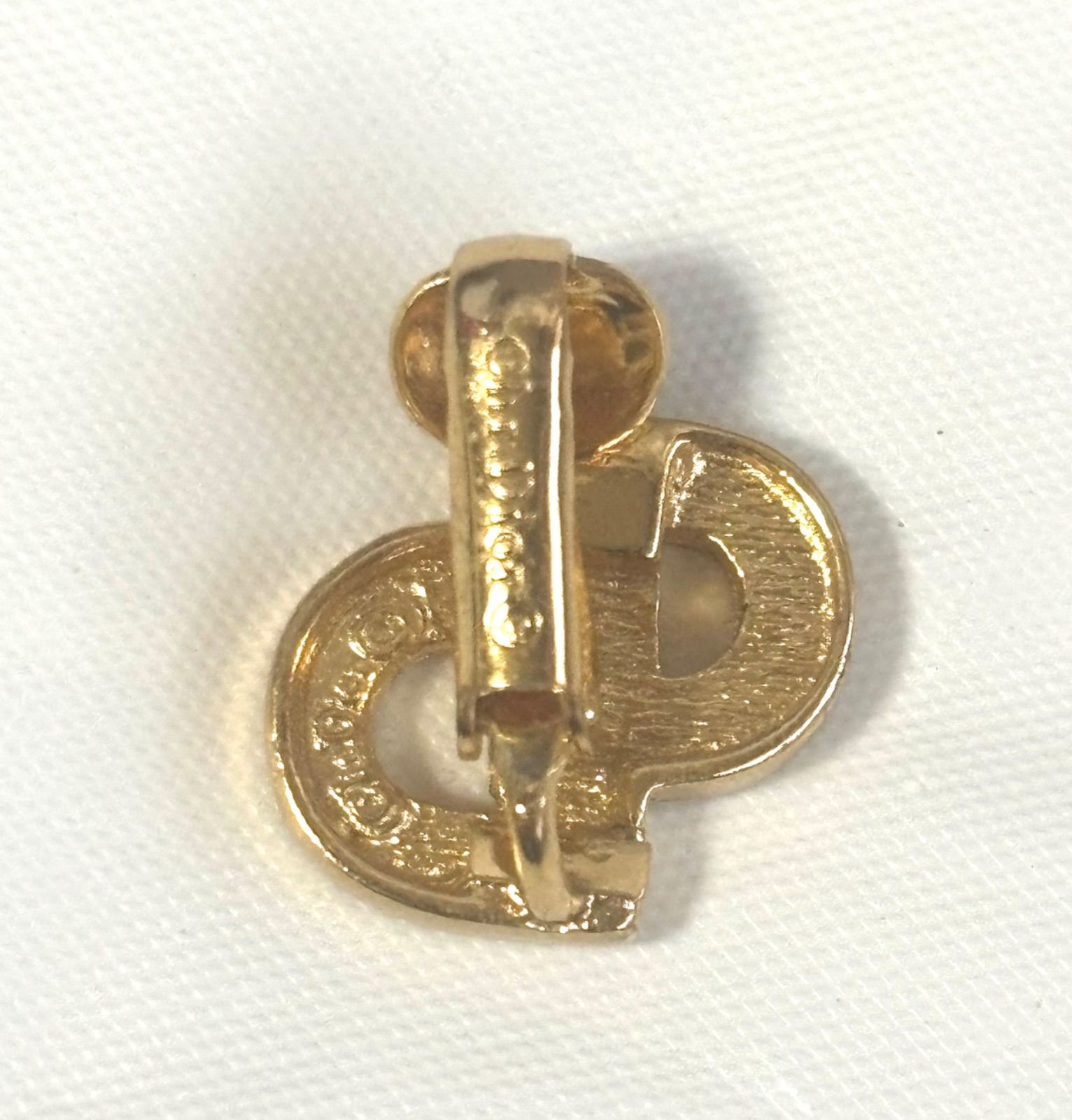 Christian Dior クリスチャン・ディオール CD ロゴ ラインストーン GP