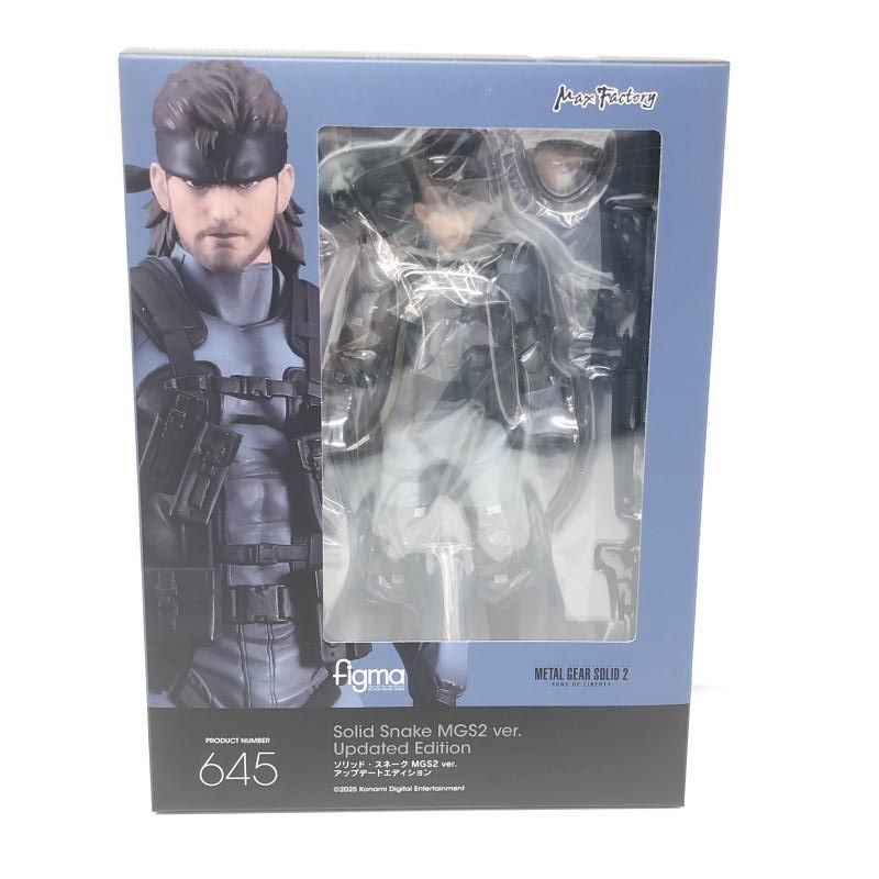 中古】S未開封)figma ソリッド・スネーク MGS2 Ver. アップデート