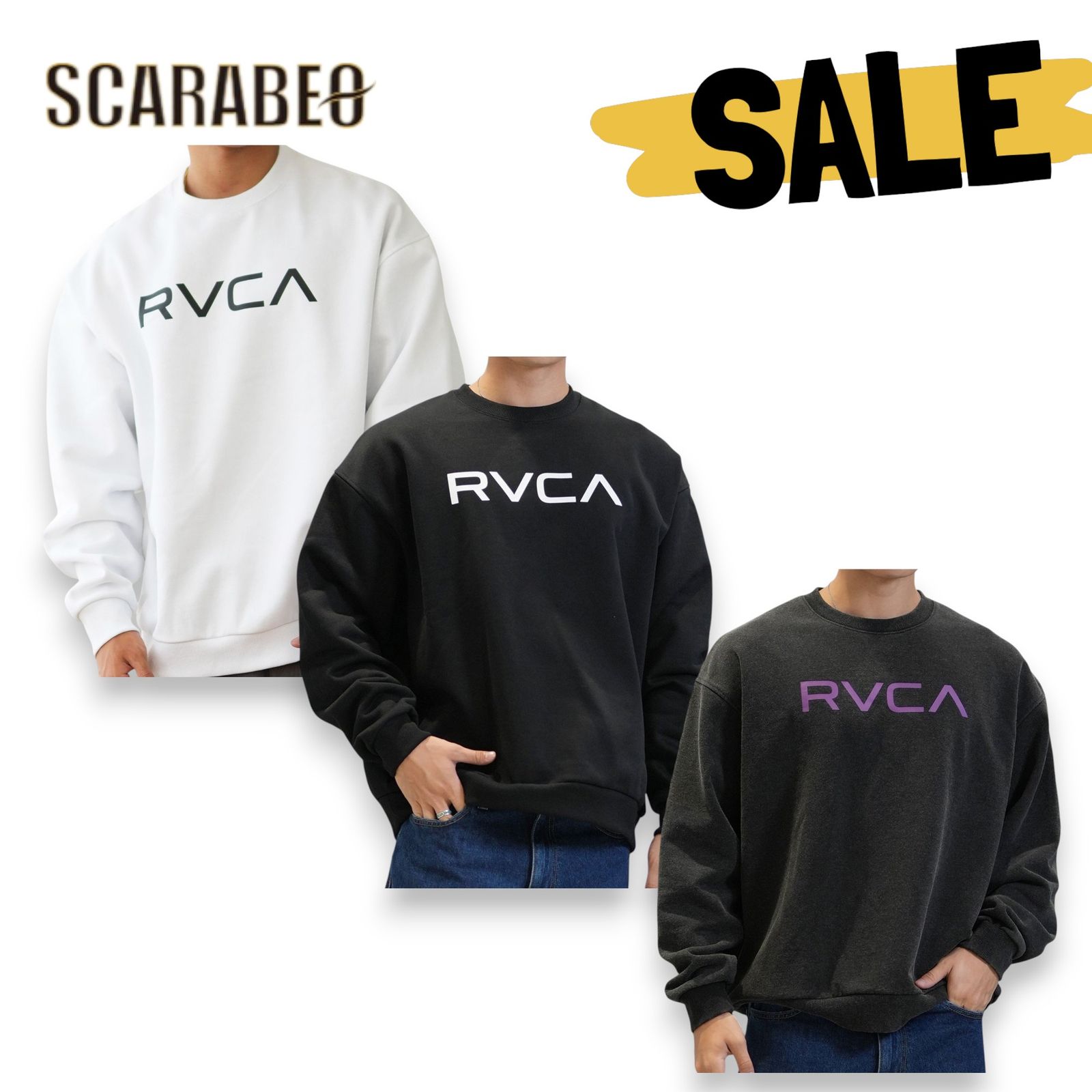 スポーツトレーナー Rvca トレーナー スウェット RVCA メンズ BIG RVCA 
