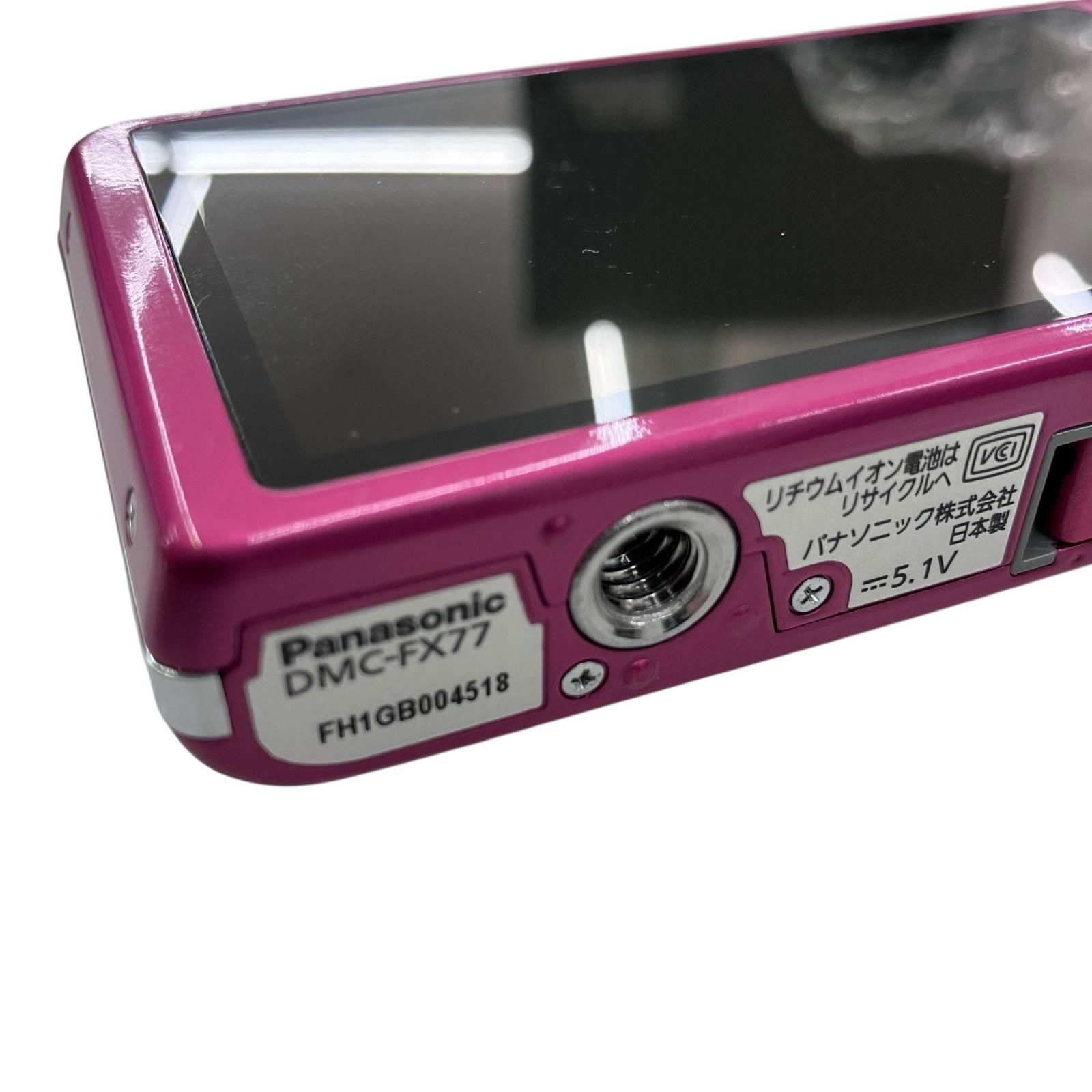 186000 動作未確認 Panasonic パナソニック デジカメ DMC-FX77 LUMIX