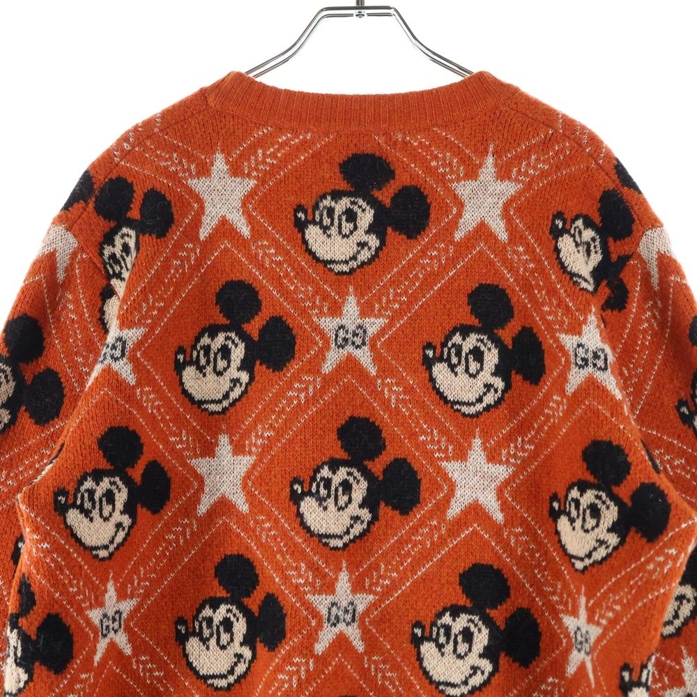 GUCCI (グッチ) ×Disney Mickey Mouse Pattern Crewneck Knitted