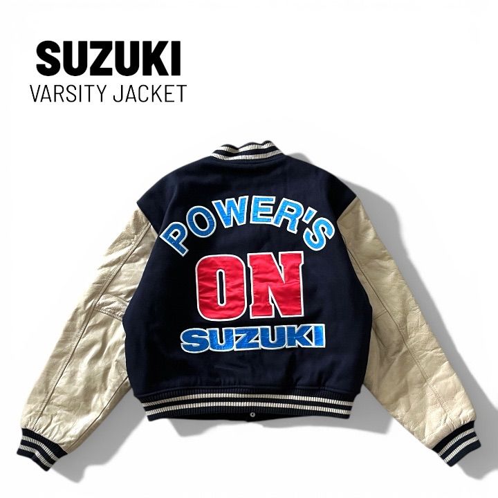 SUZUKI MOTER CORPORATION スズキ スタジャン バーシティージャケット 