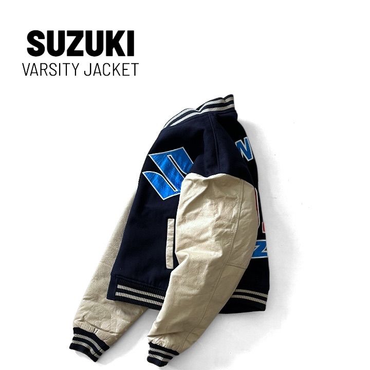 SUZUKI MOTER CORPORATION スズキ スタジャン バーシティージャケット 
