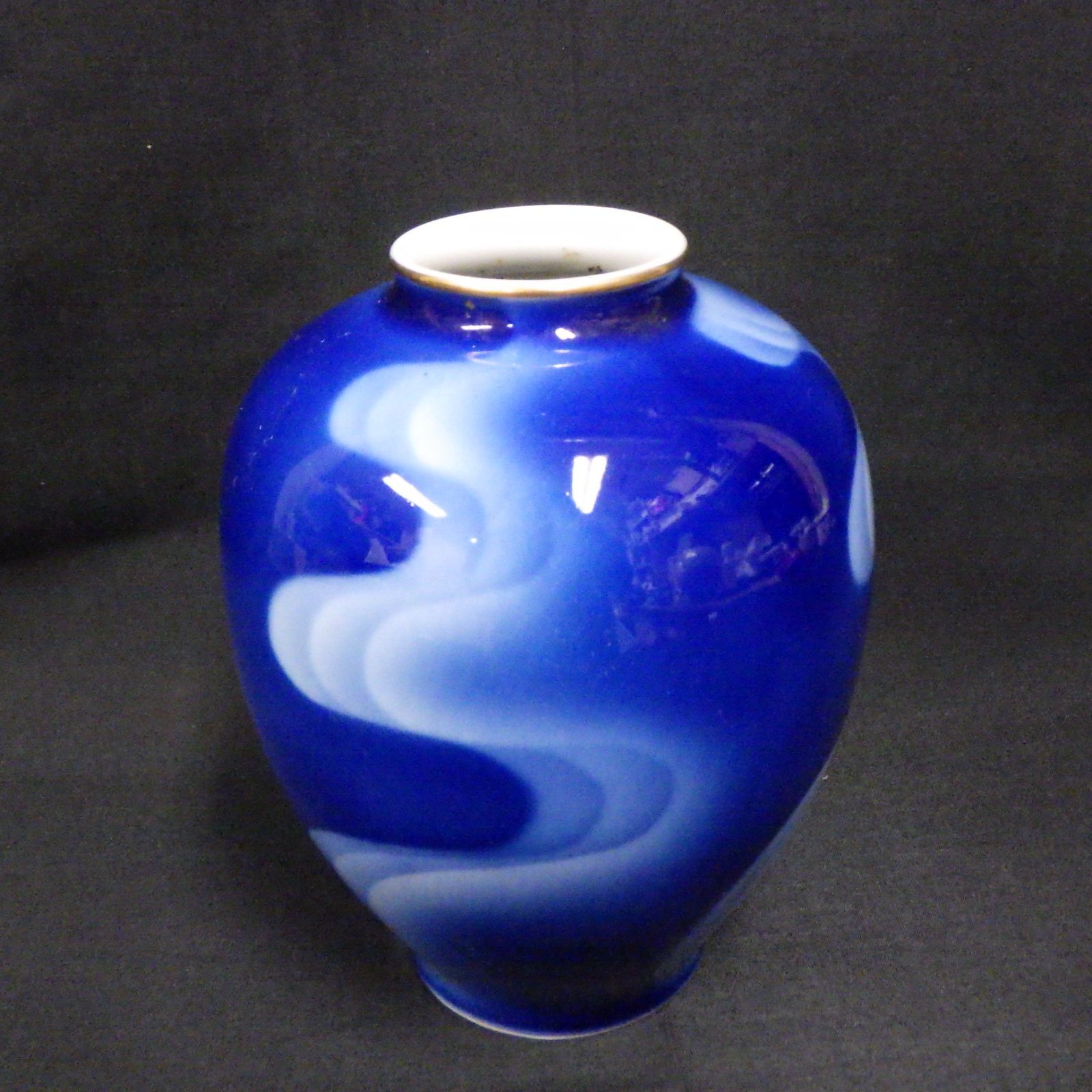 深川製磁 瑠璃 花瓶 花器 フラワーベース - メルカリ