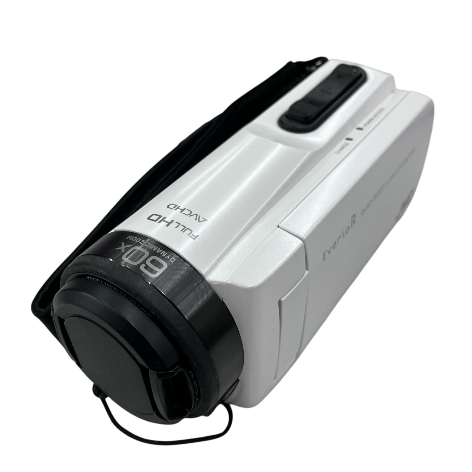 186000 動作未確認 JVC ジェイブイシー ビデオカメラ GZ-R470-W 2018年