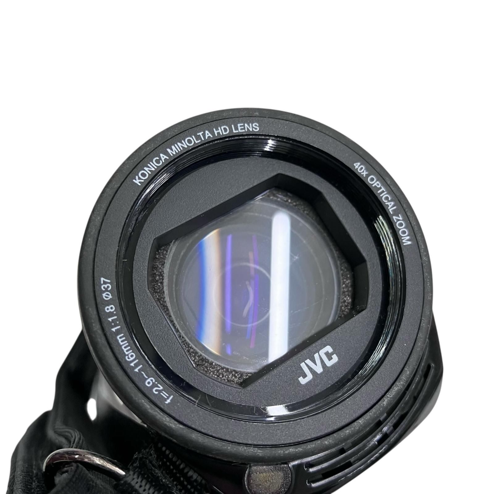 186000 動作未確認 JVC ジェイブイシー ビデオカメラ GZ-R470-W 2018年