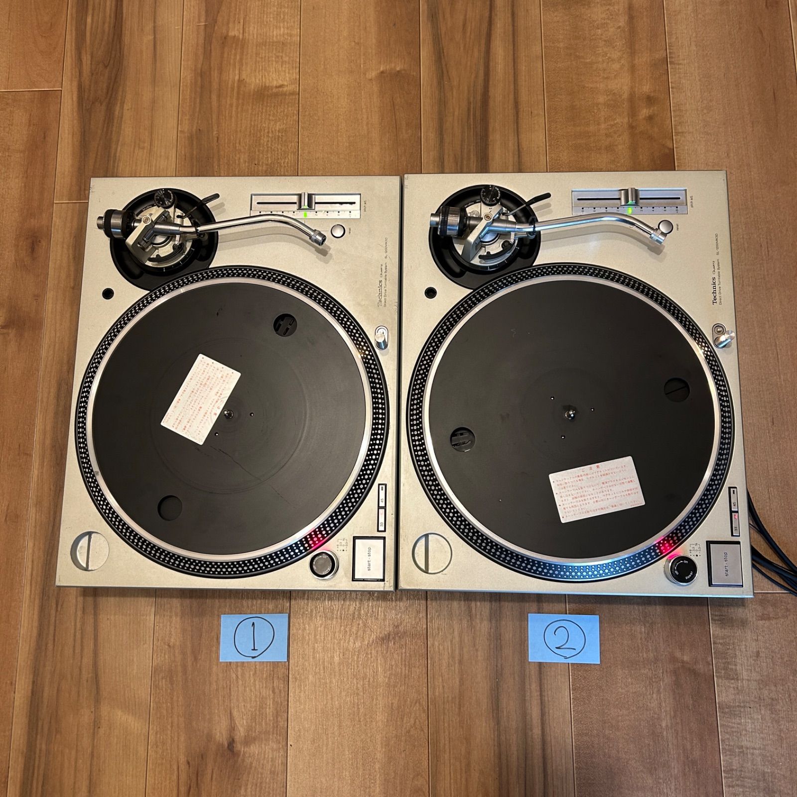 technics sl-1200 MK3D 二台セット Technics SL1200MK3D 2台 Numarkミキサーセット