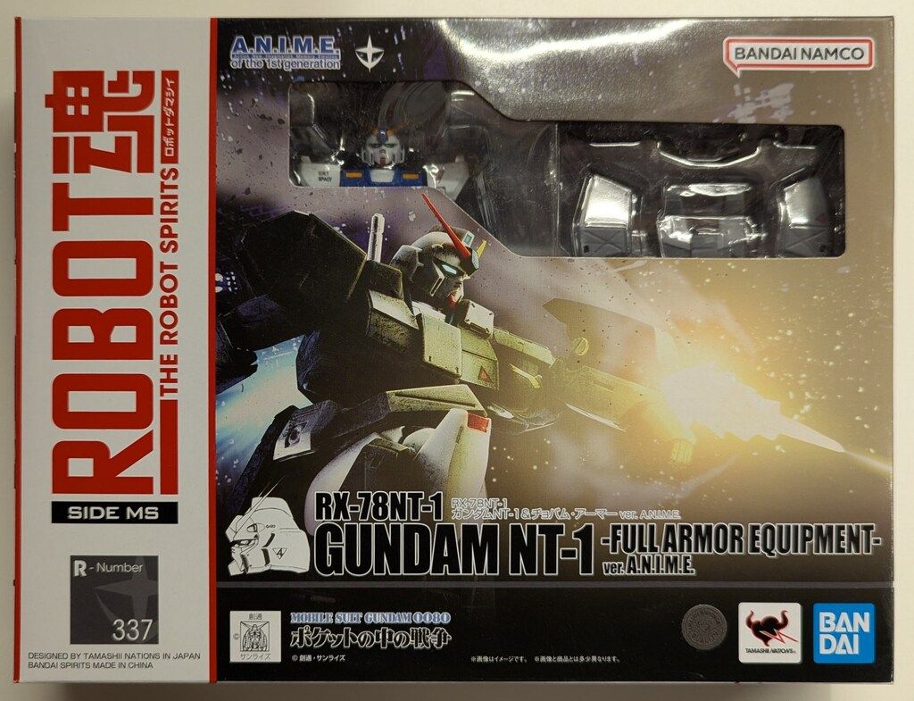 バンダイ ROBOT魂 u003cSIDE MSu003e RX-78NT-1 ガンダムNT-1u0026チョバム・アーマー ver. A.N.I.M.E.