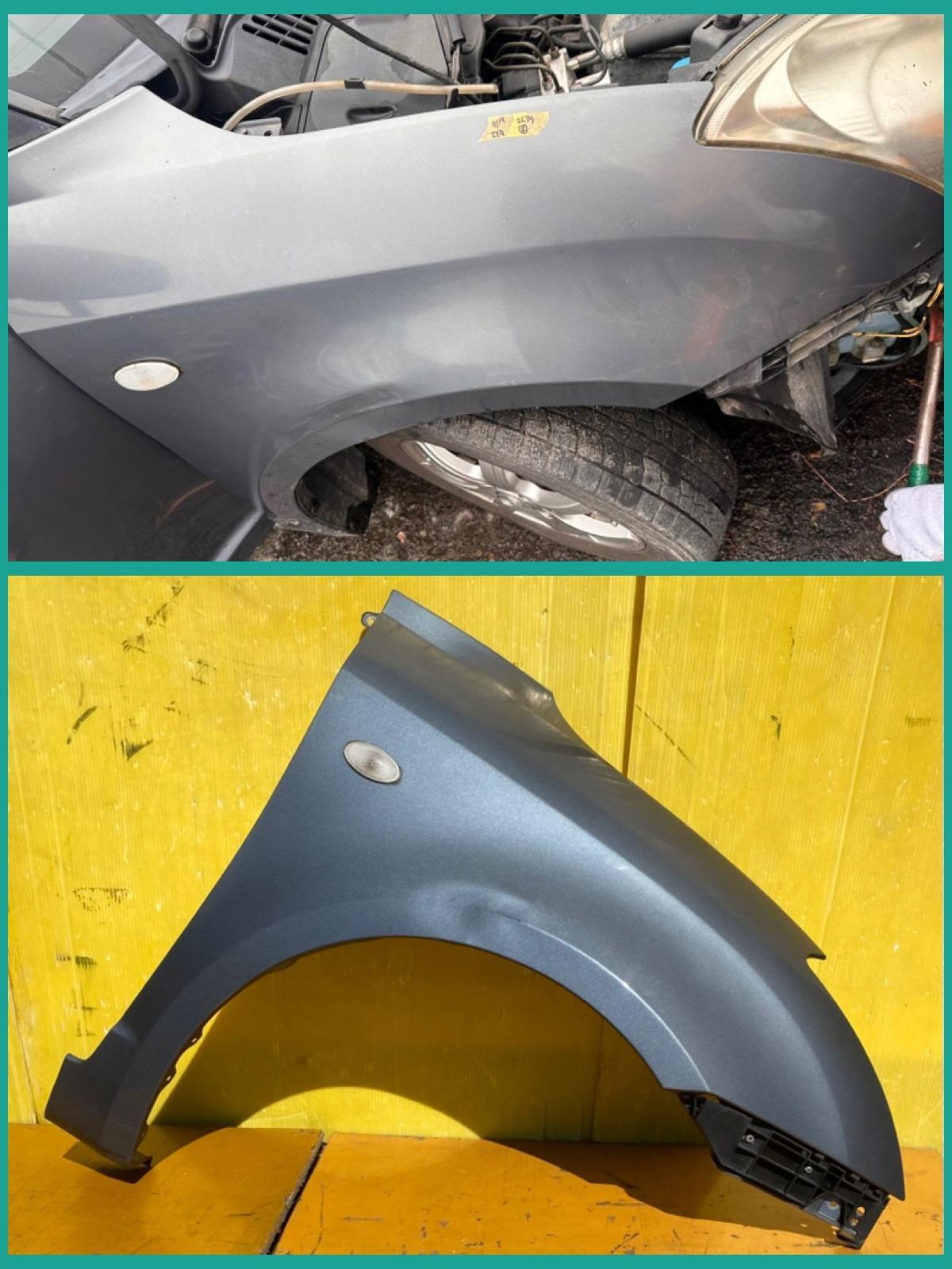 木片 ZT-6748] 純正スズキ スイフト ZC71S 右側フェンダー 色：ZY4 - メルカリ