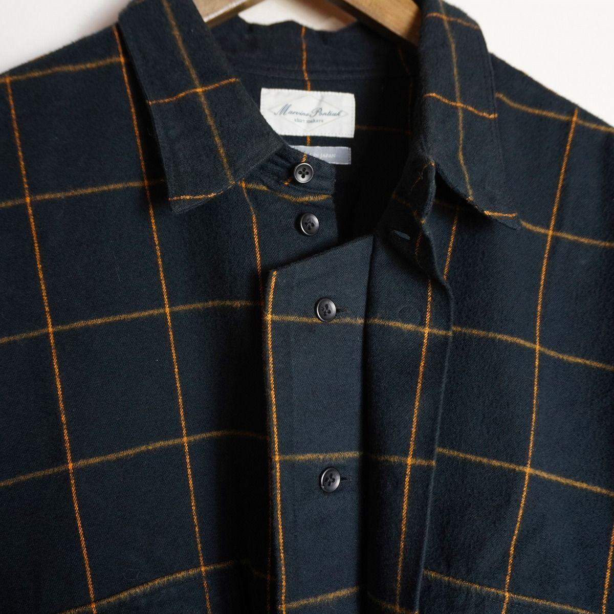 定番 美品 Marvine Pontiak Shirt Makers マービン ポンティアック