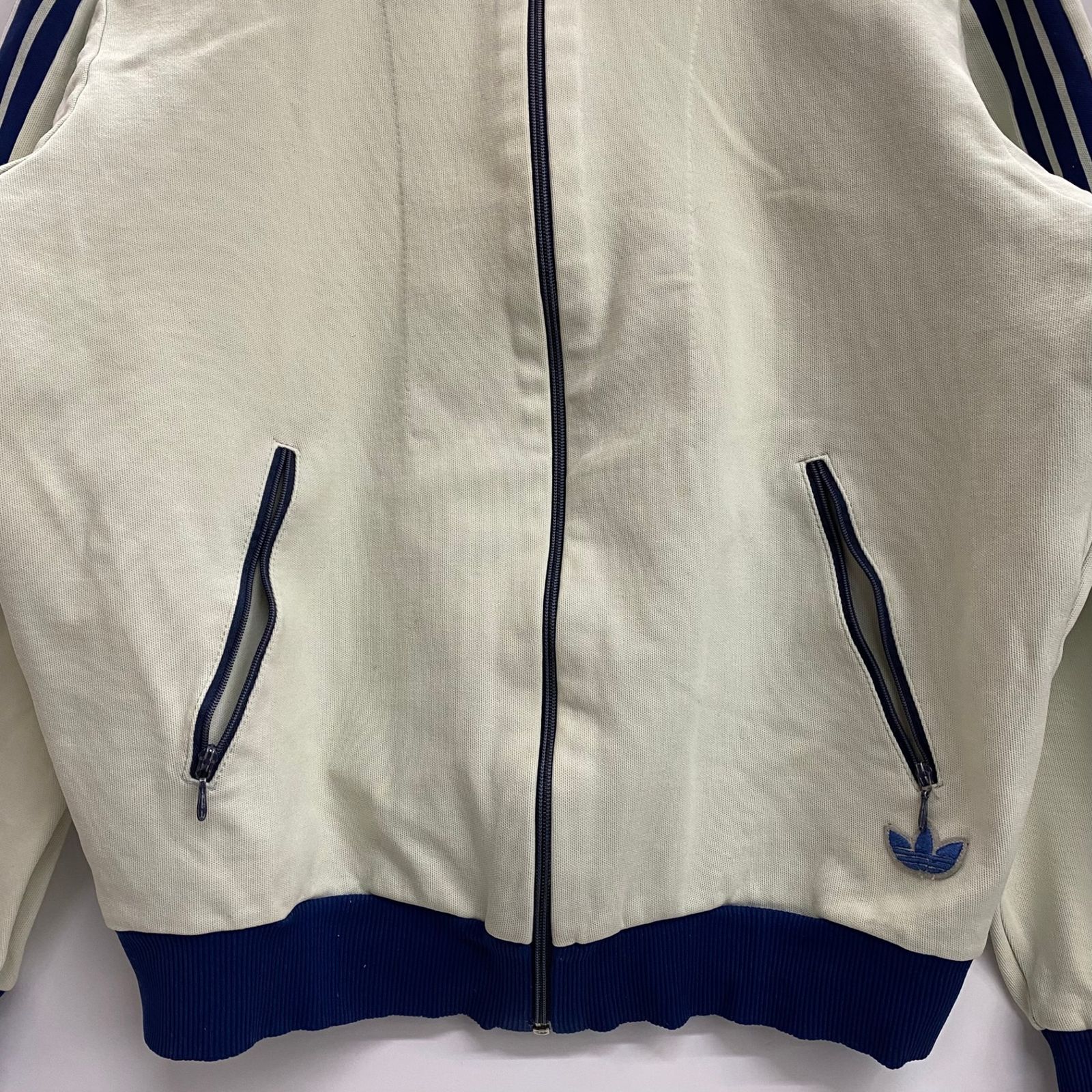 パ*ロ様  ネイビージャージ　デサント製　ヴィンテージ70's〜80 アディダス adidas 70's 80's 西ドイツ製 デサント トラックジャケット