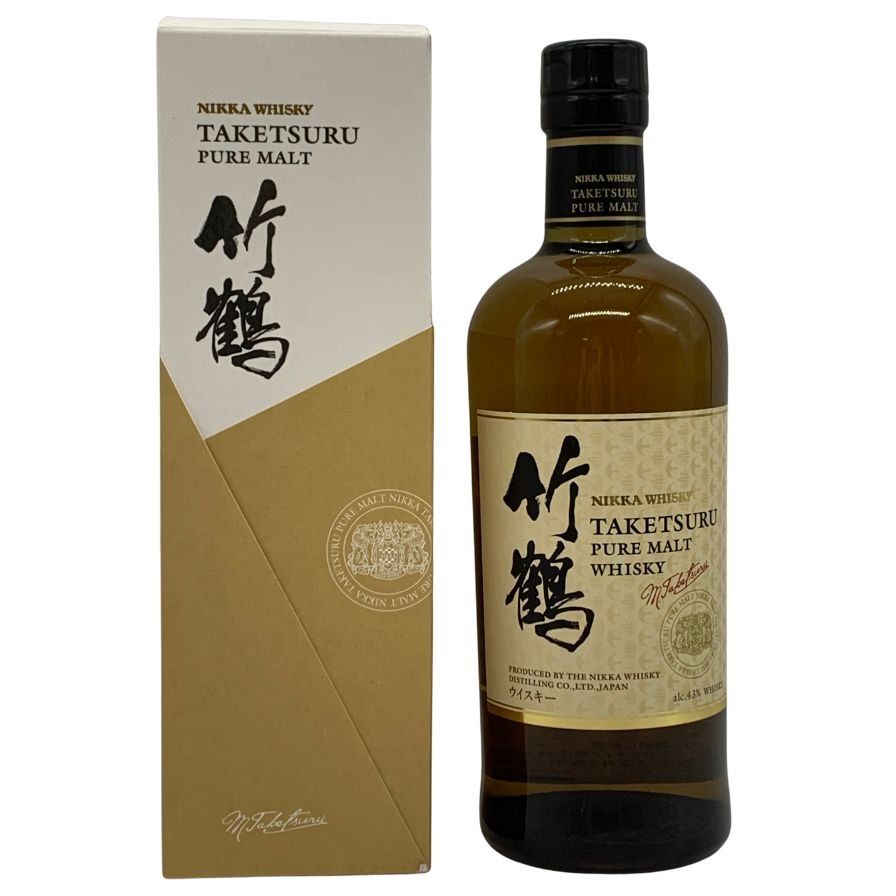 未開栓】NIKKA ニッカ 竹鶴 ピュアモルト 白ラベル ウイスキー 700ml