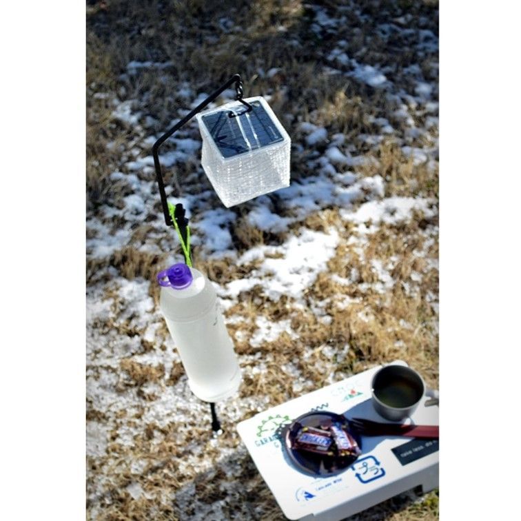 LEISMOR Backpacker's Lantern Stand ペグタイプ 超軽量 分割式