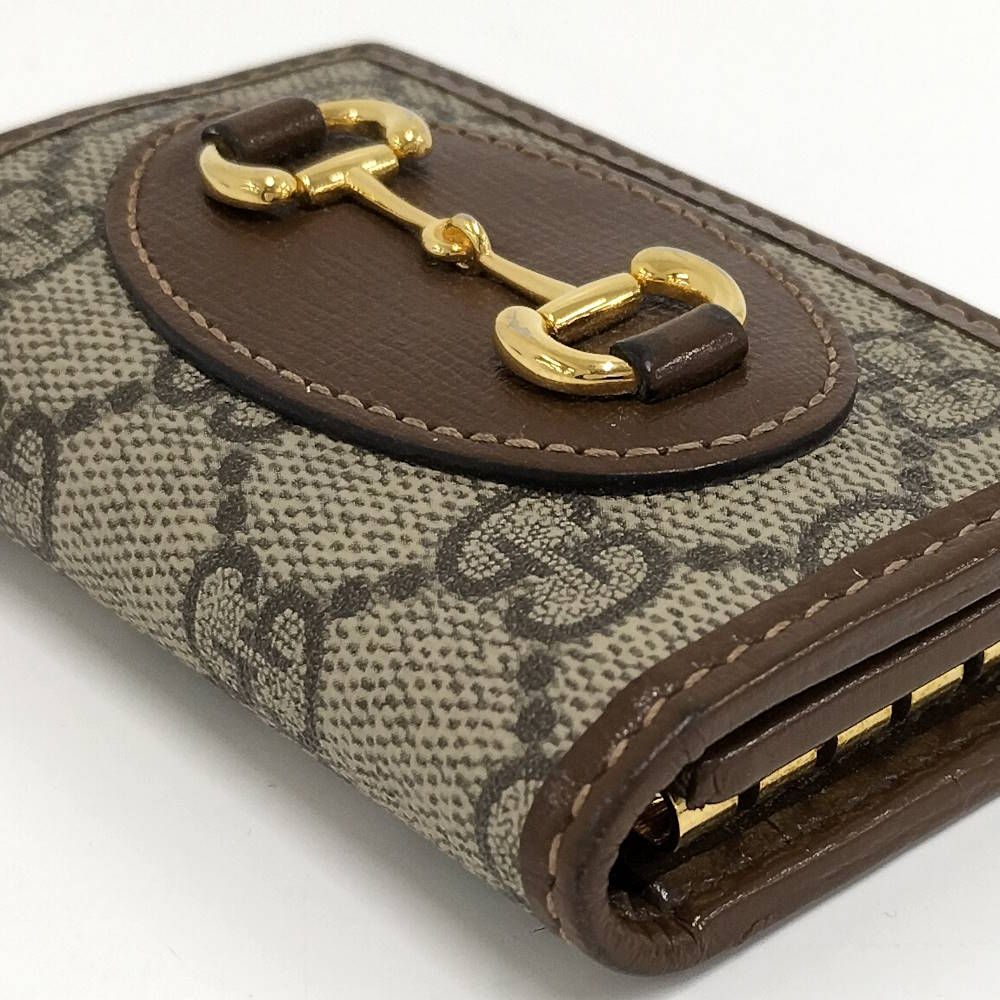 GUCCI キーケース ホースビット ベージュ ブラウン 671785 - メルカリ