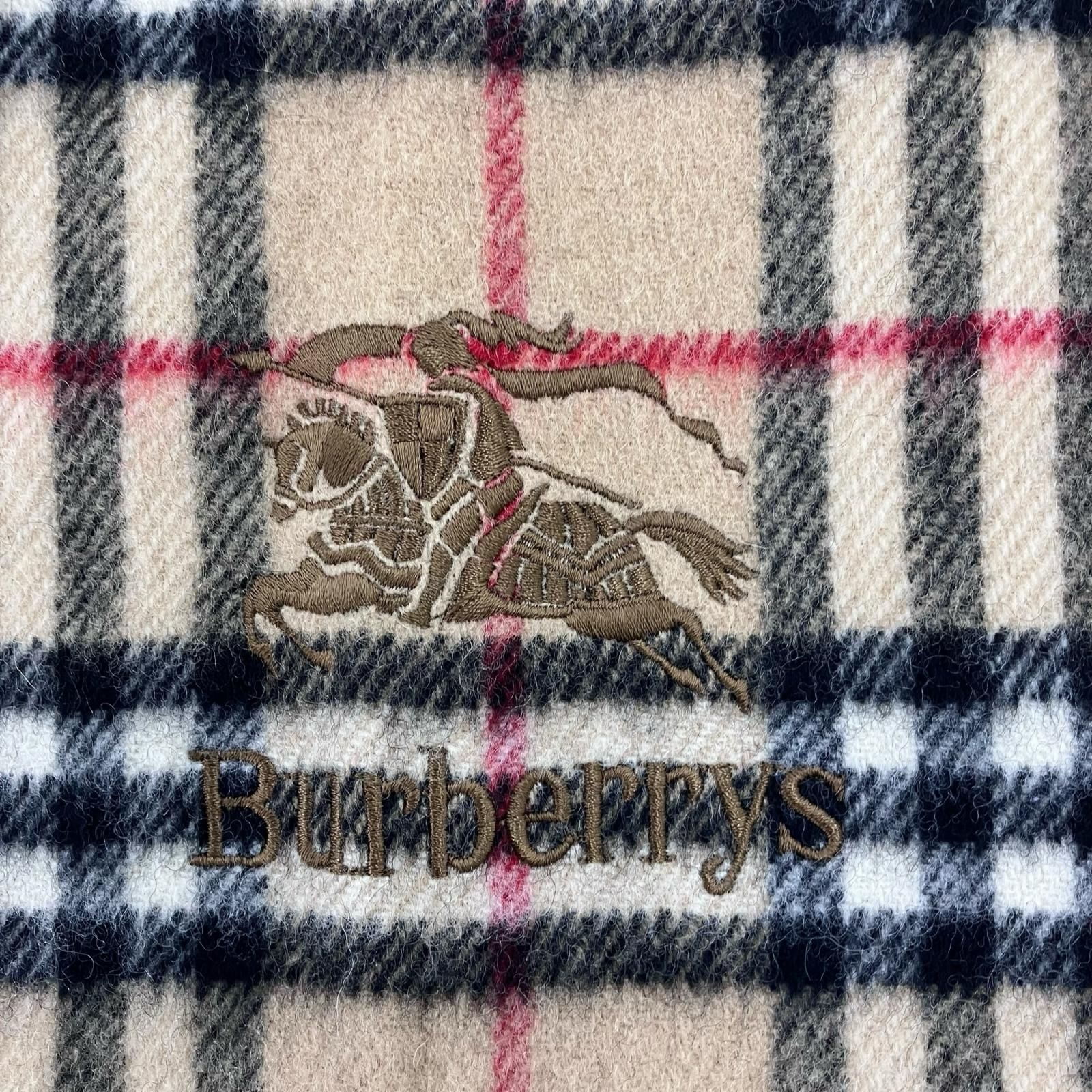 186005 Burberrys バーバリーズ ノバチェック柄 ひざ掛け ブランケット