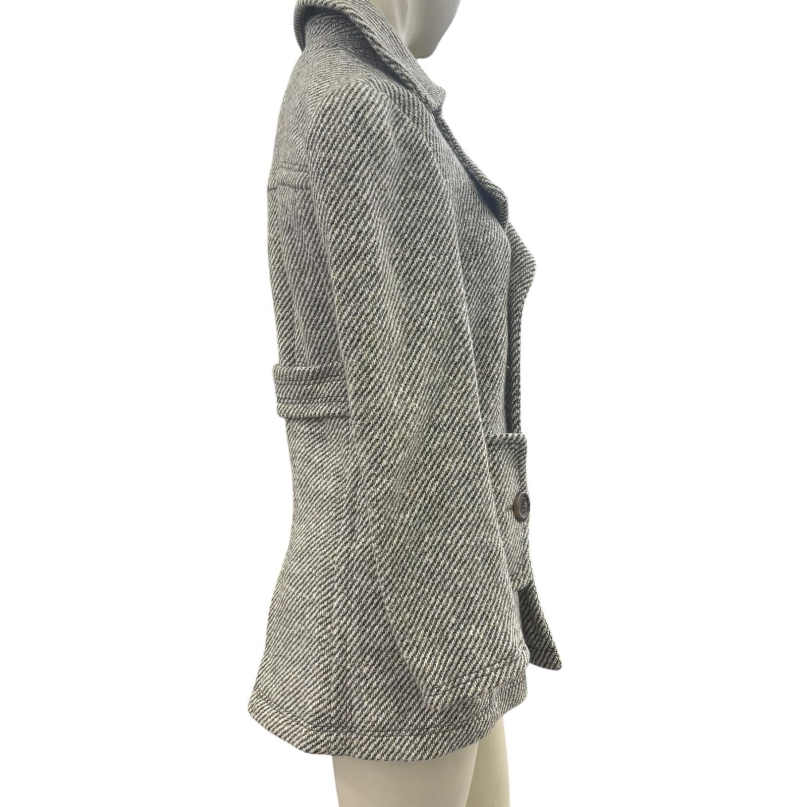 186005 BURBERRY BLUE LABEL バーバリーブルーレーベル ピーコート 36