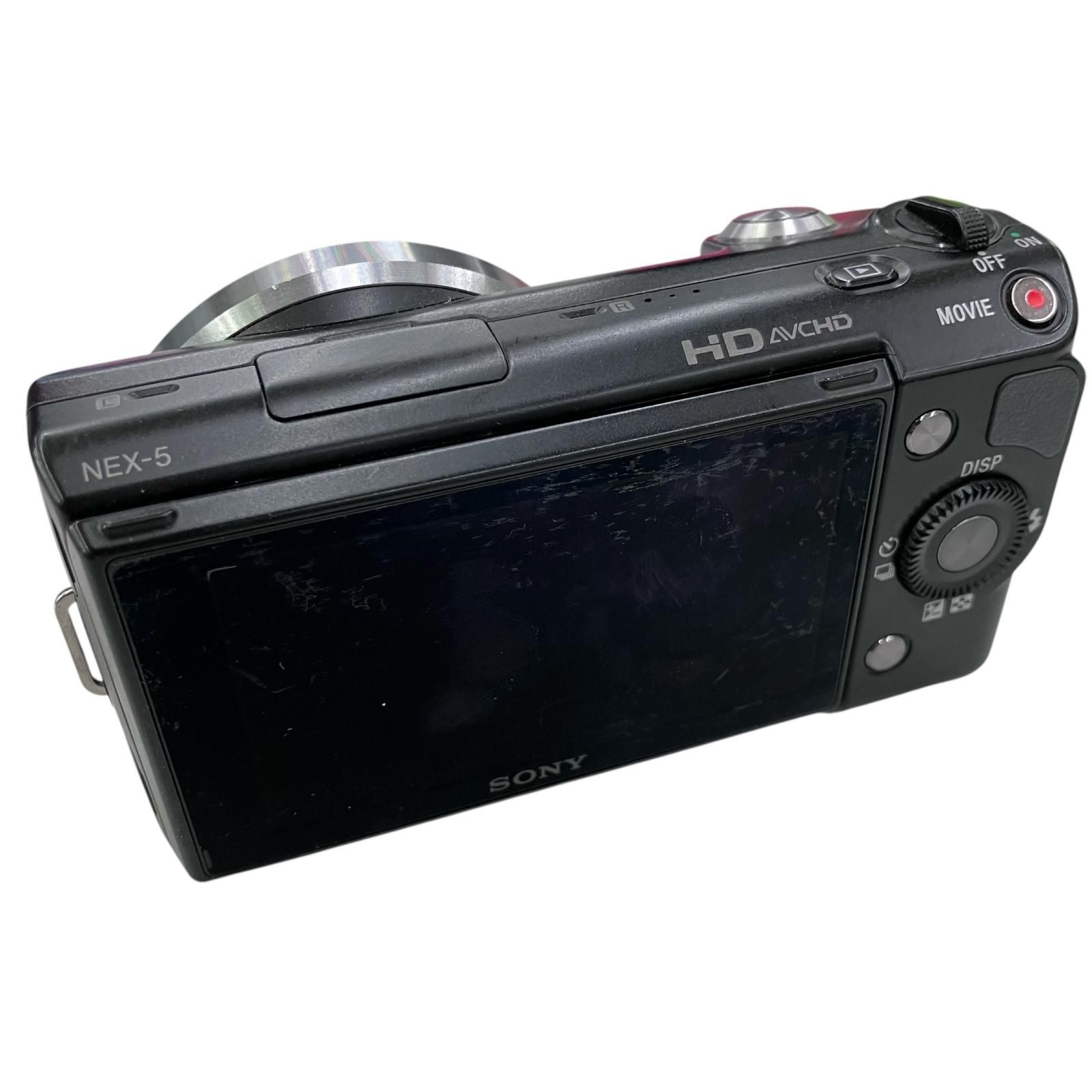 186000 現状品 sonny ソニー ミラーレス一眼カメラ a NEX-5 - メルカリ