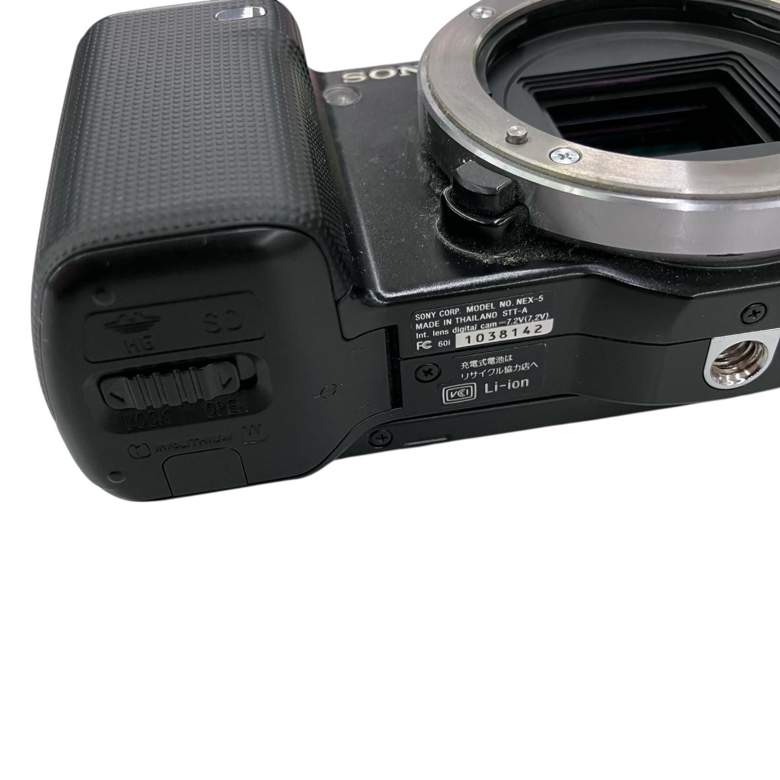 186000 現状品 sonny ソニー ミラーレス一眼カメラ a NEX-5 - メルカリ