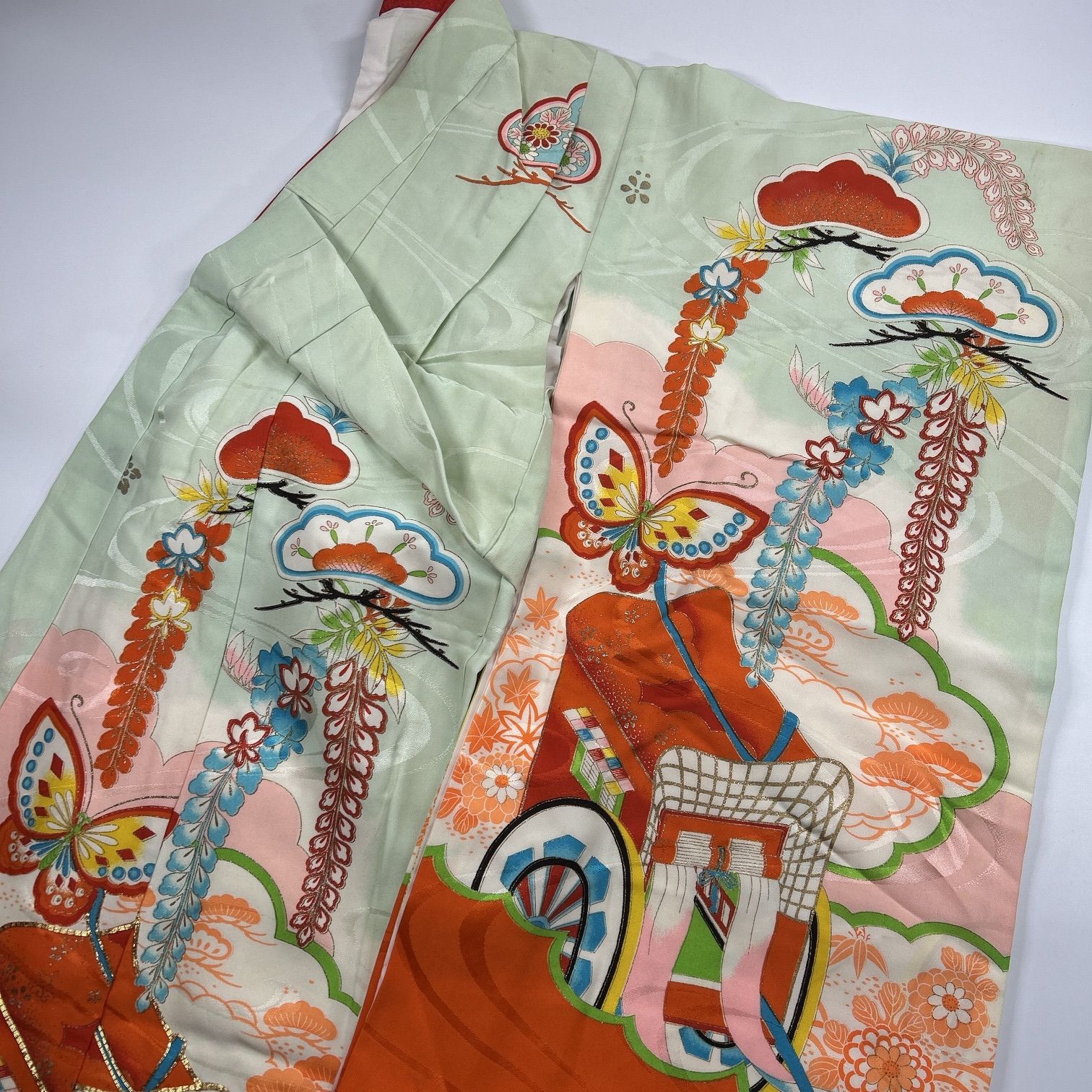 女児 着物 7枚 着物まとめ売り 同梱購入歓迎 リメイク用 着付け練習用