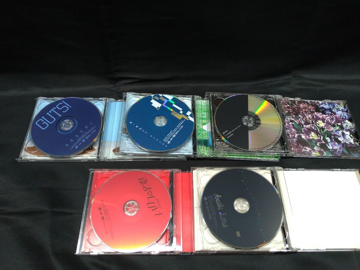 嵐 CD まとめ売りセット 嵐 CDまとめ売り GUTS!他［CD5組セット］状態：良 - メルカリ