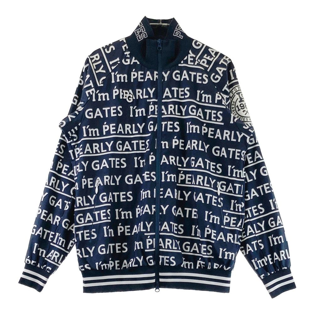 サイズ：1 PEARLY GATES パーリーゲイツ ジップジャケット ロゴ総柄