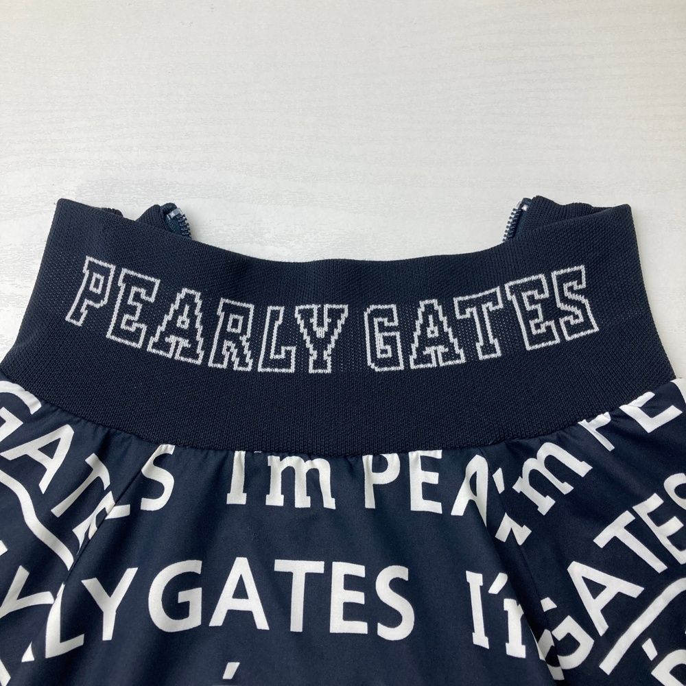 サイズ：1 PEARLY GATES パーリーゲイツ ジップジャケット ロゴ総柄
