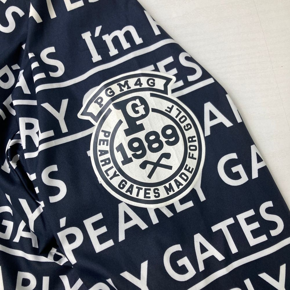 サイズ：1 PEARLY GATES パーリーゲイツ ジップジャケット ロゴ総柄