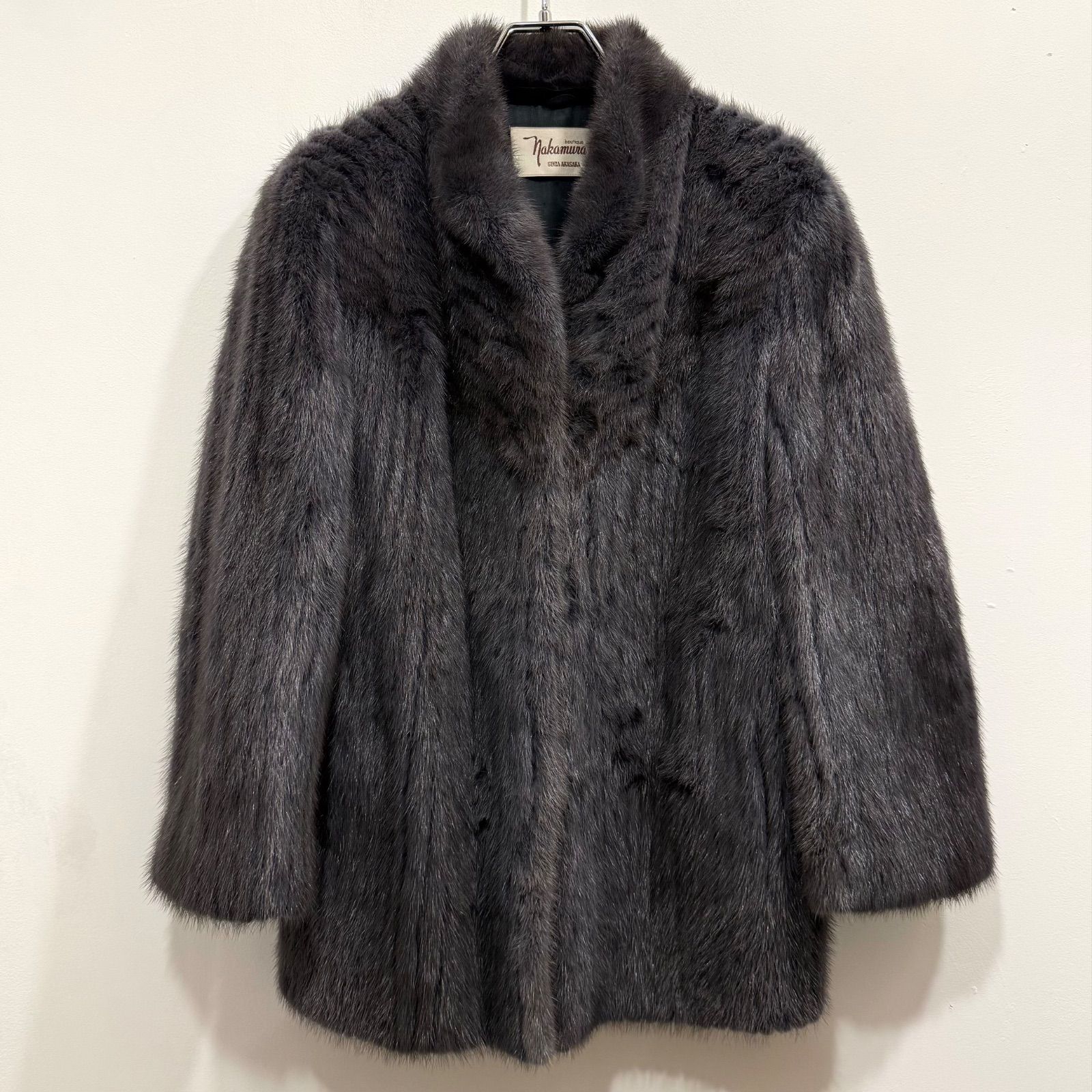 希少カラー グレー Nakamura Fur ナカムラファー ミンクファー 毛皮