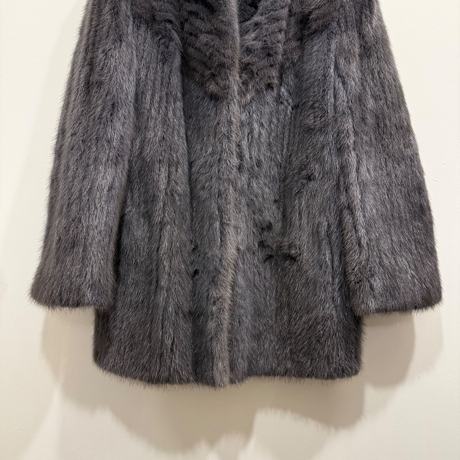 希少カラー グレー Nakamura Fur ナカムラファー ミンクファー 毛皮