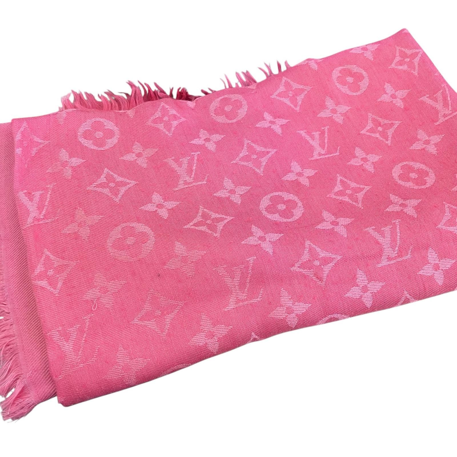 186005 現状品 LOUIS VUITTON ルイ・ヴィトン モノグラム 大判ストール