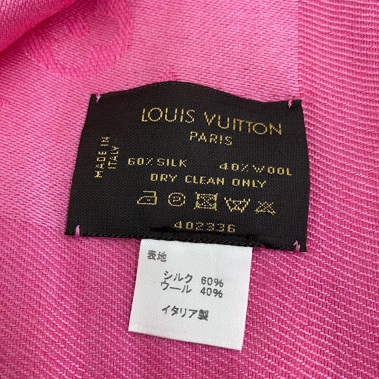 186005 現状品 LOUIS VUITTON ルイ・ヴィトン モノグラム 大判ストール