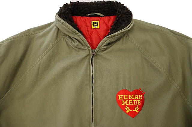 HUMAN MADE deck jacket デッキジャケット XL ヒューマンメイド HUMAN MADE 23AW DECK JACKET Olive Drab ハート