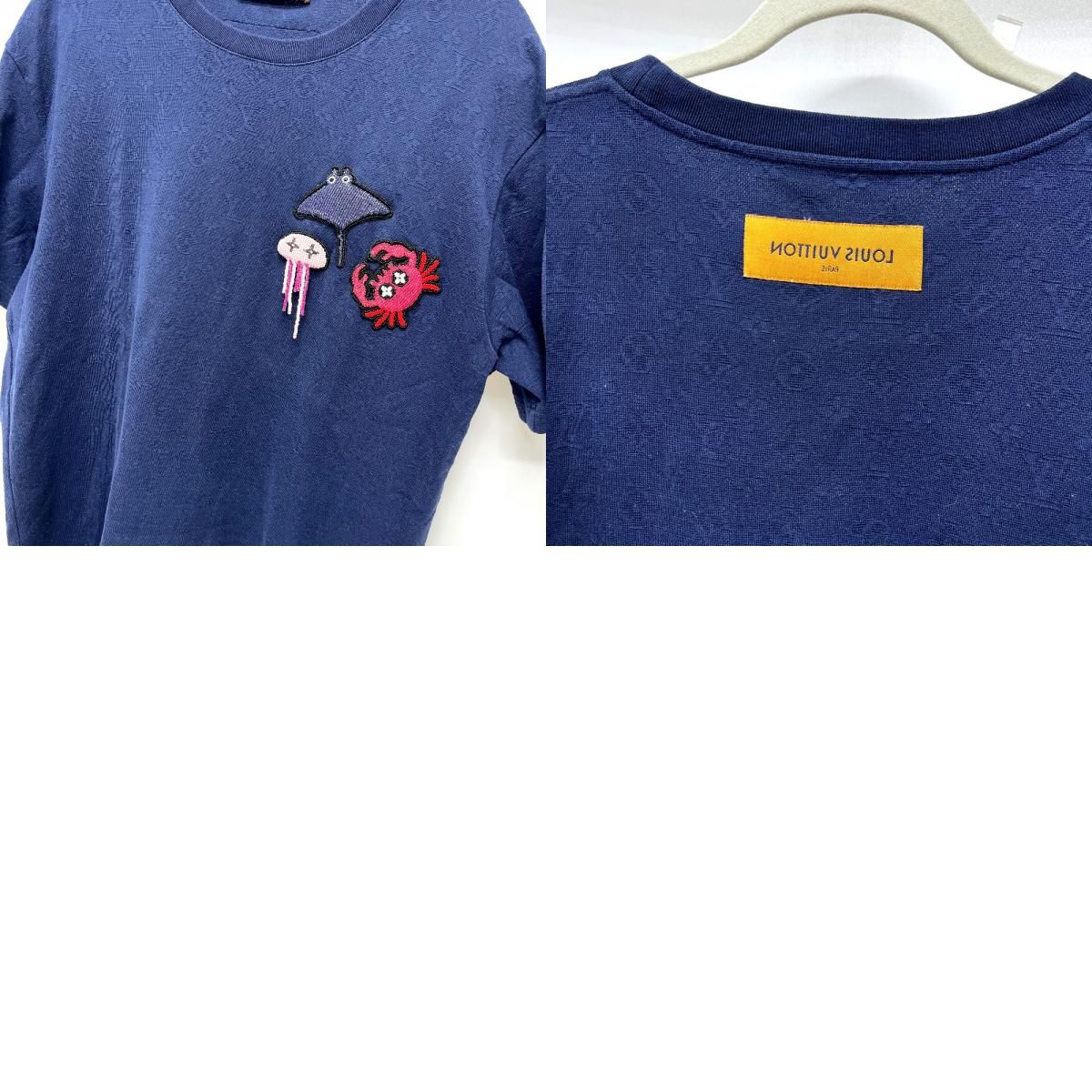 LOUIS VUITTON ルイヴィトン 半袖Tシャツ ビーズアニマル&モノグラム