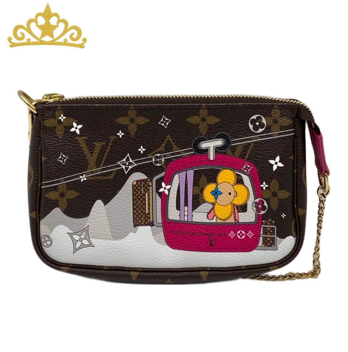 LOUIS VUITTON モノグラム ヴィヴィエンヌ ミニ・ポシェット・アクセ