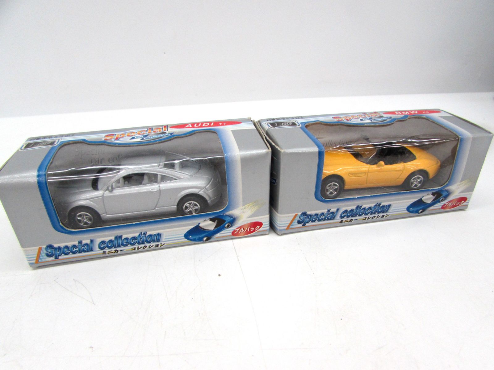 未使用品 WELLY ウェリー ミニカー 2台おまとめ BMW Z8 / アウディ TT