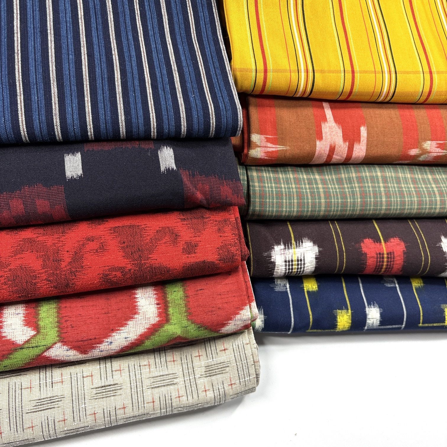 着物 10枚 ウール 着物まとめ売り 同梱購入歓迎 リメイク用 着付け練習