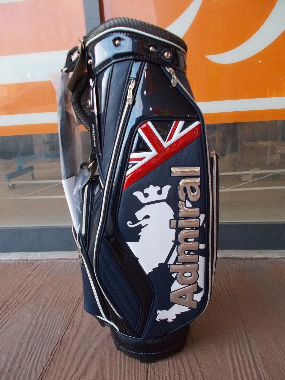 Admiral ゴルフバッグ ユニオンジャック 新品 Admiral ADMG5AC5 ユニオンジャック キャディバッグ 9型 3.9kg