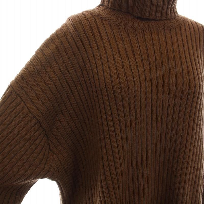 プラージュ Plage 22AW wide rib turtle ニット セーター オーバー