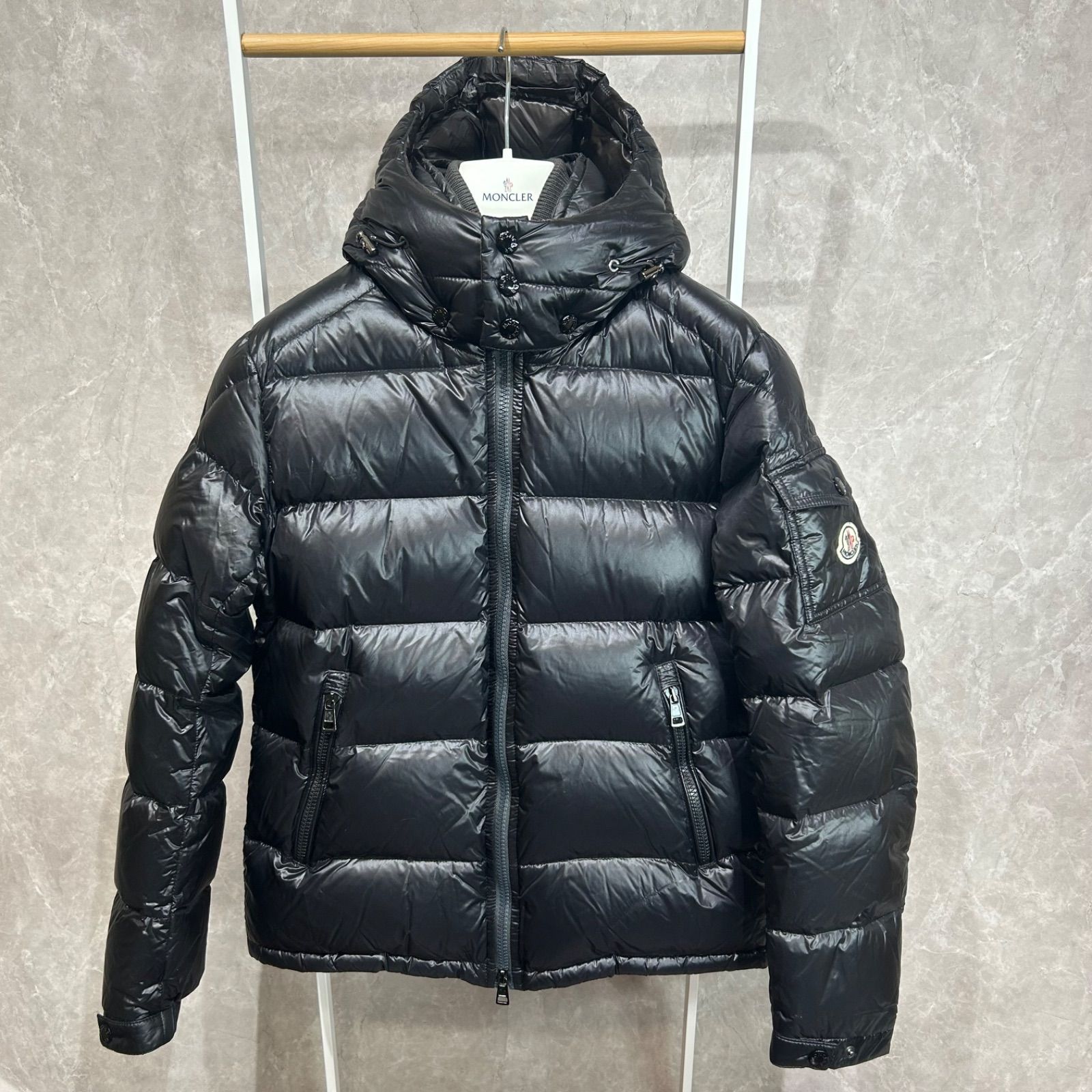 極美品】MONCLER モンクレール MAYA 上位モデル ZIN ブラック 0 ダウン