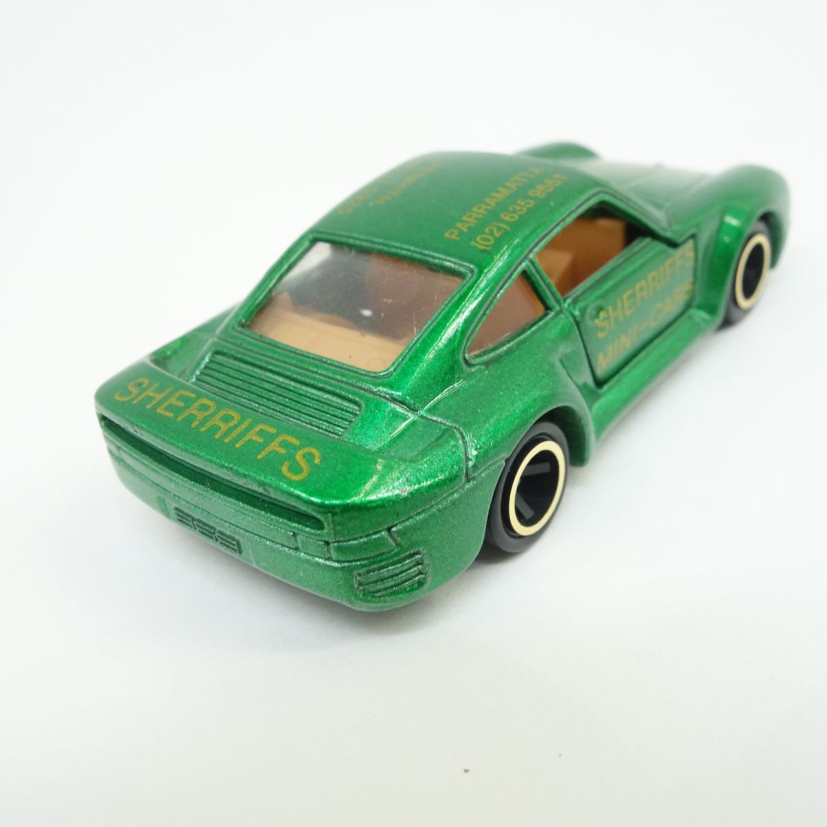 トミカ ポルシェ 959 SHERRIFFS特注 グリーン ミニカー ※中古 - メルカリ