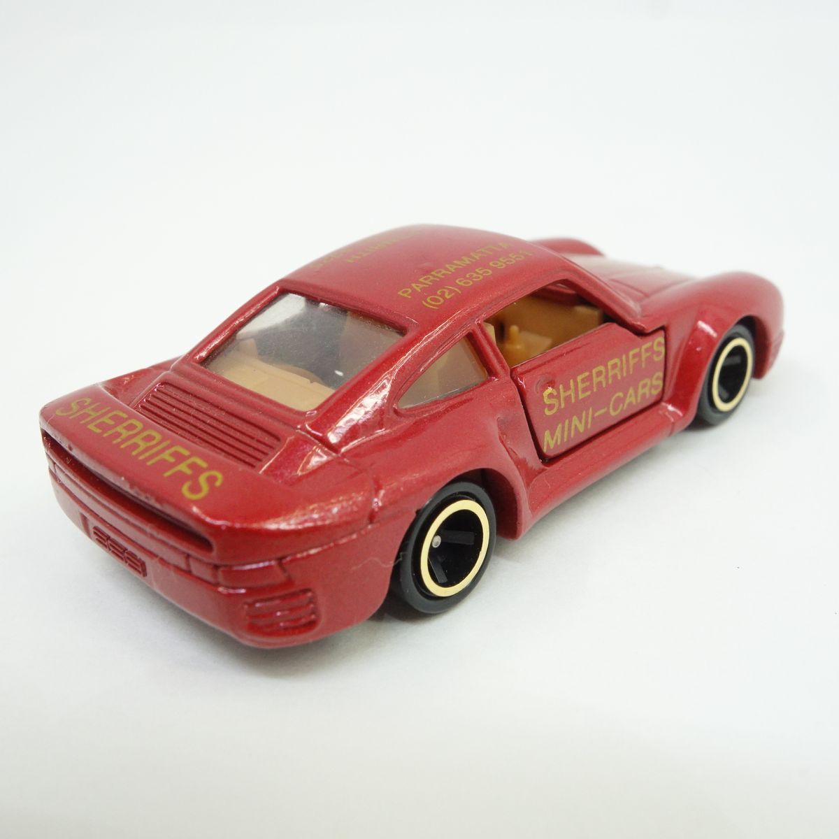 トミカ ポルシェ 959 SHERRIFFS特注 レッド ミニカー