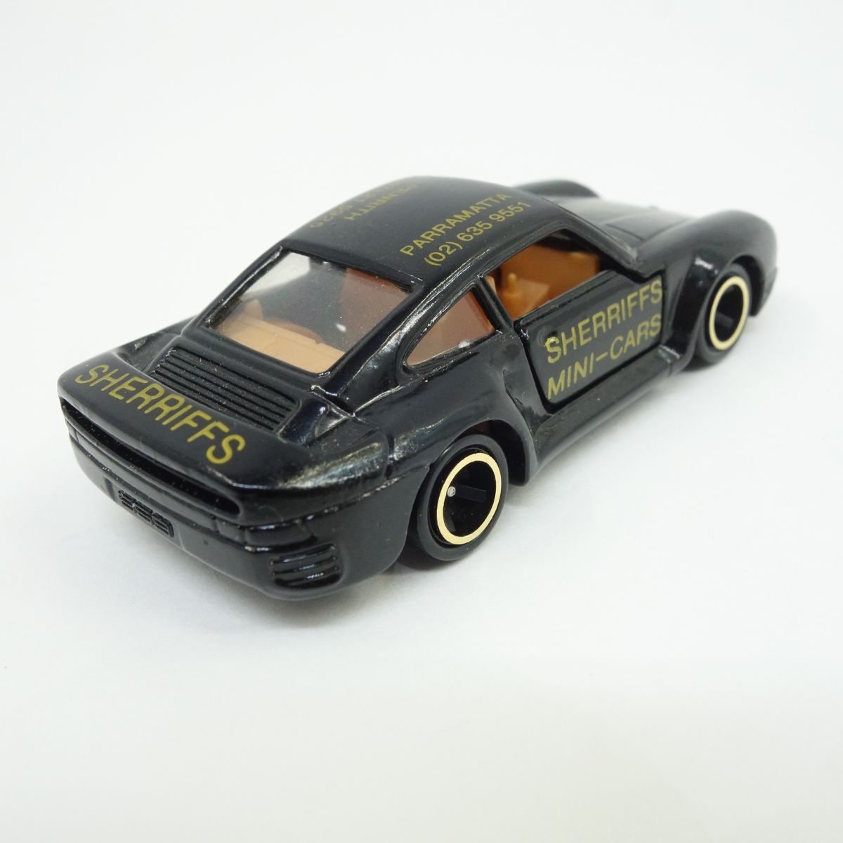 トミカ ポルシェ 959 SHERRIFFS特注 ブラック ミニカー ※中古 - メルカリ