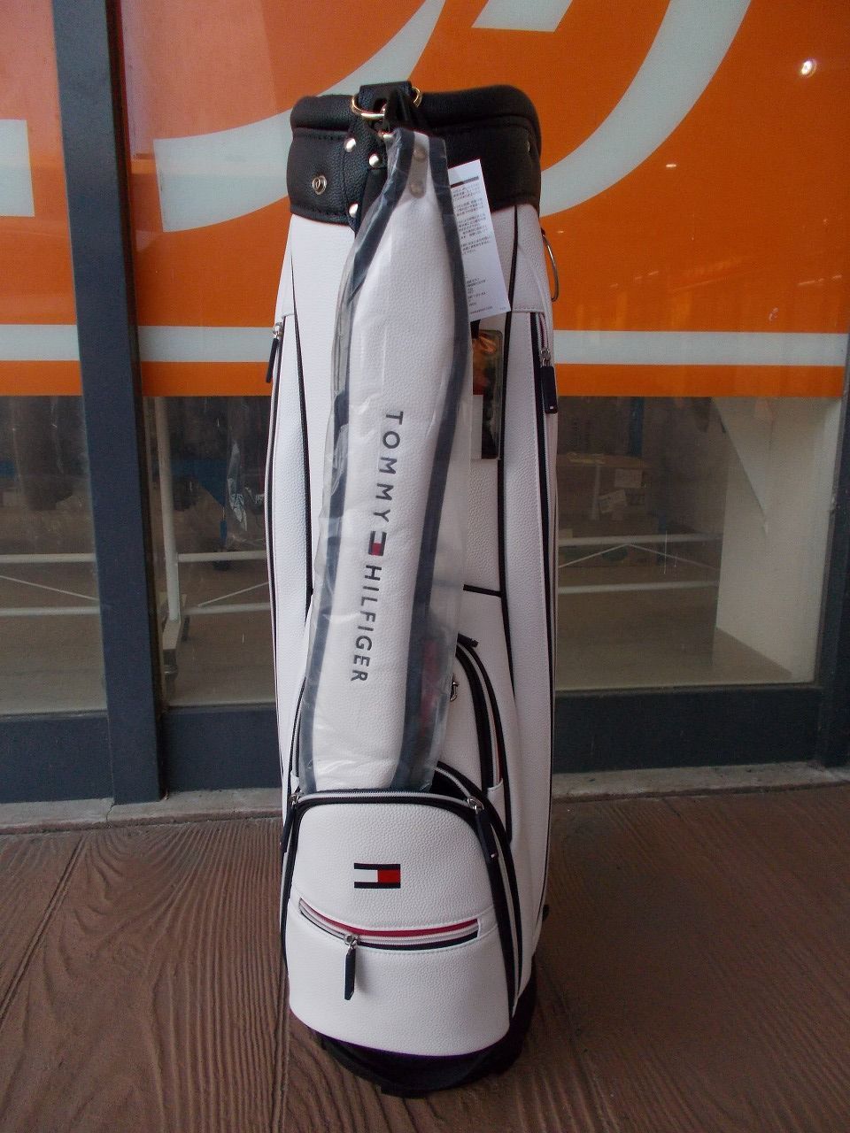 新品 TOMMY HILFIGER THMG5SC4 フラッグロゴ キャディバッグ 9型 3.8kg