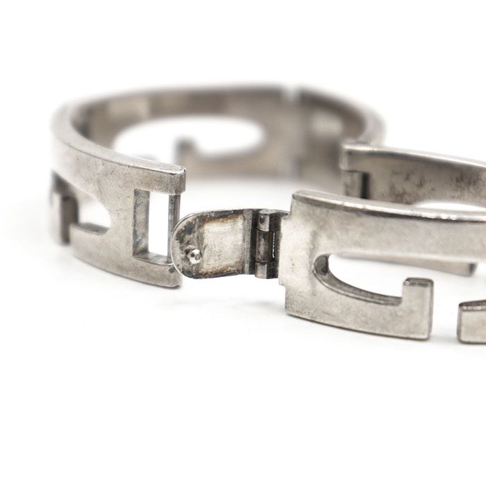 SALE】GUCCI グッチ ブレスレット シルバー925 SV925 G ロゴ カット